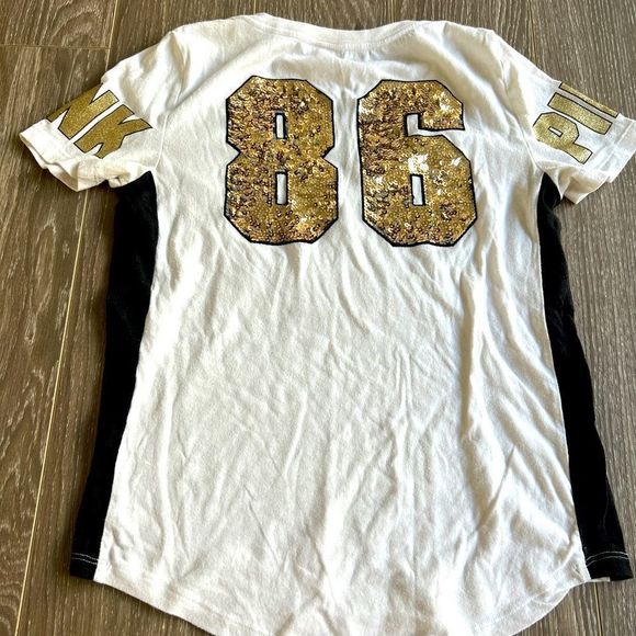 Victoria secret Pink white tshirt - Picture 1 of 3